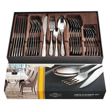 24pcs, cutlery set, Royalty Line 24M2