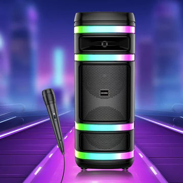 40W, rechargeable speaker , LED Lights