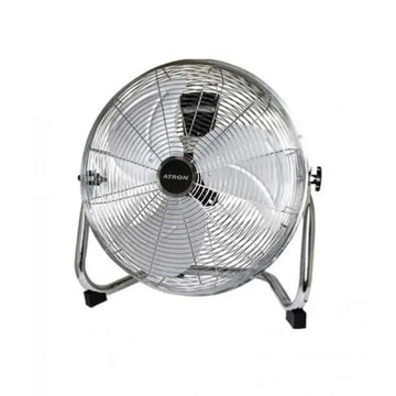 50W, Floor Fan, 3*Blades, Metal Blades, Silver, ATRON