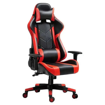 PU Leather, Gaming Chair, Up to 120kg, Red