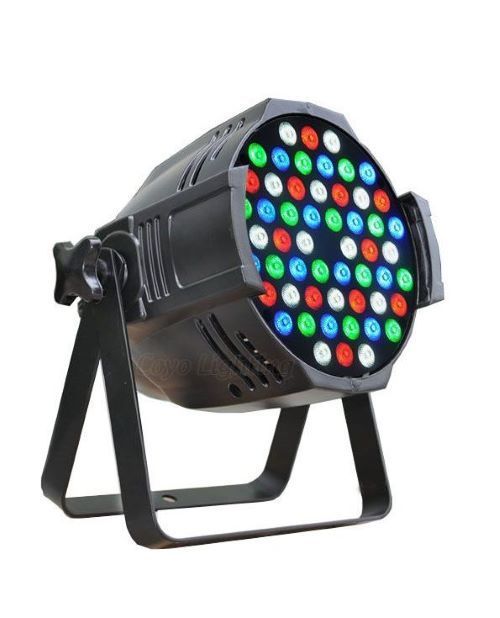 54RGB, power leds, party light, strobe, DMX control, L018