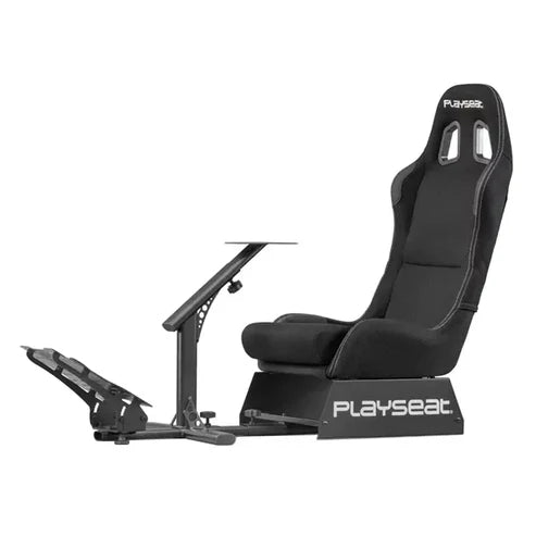 Gaming Simulation Seat, Fabric, Up to 120kg, Including Slider, Black
