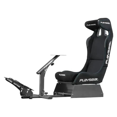 Gaming Simulation Seat, Fabric, Up to 120kg, Including Slider, Black/Grey
