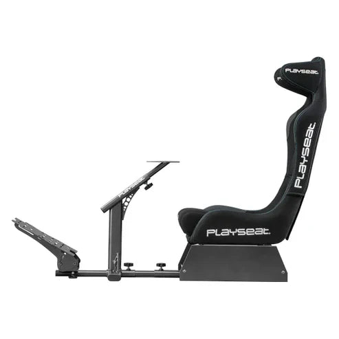 Gaming Simulation Seat, Fabric, Up to 120kg, Including Slider, Black/Grey