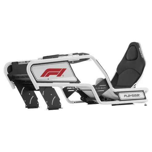 PLAYSEAT Formula Intelligence F1 Edition Gaming Simulation Seat, PU Leather, Up to 120kg, White/Black